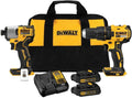 20V MAX Brushless Cordless Drill Driver and Impact Driver Combo Kit with 2 Batteries M758