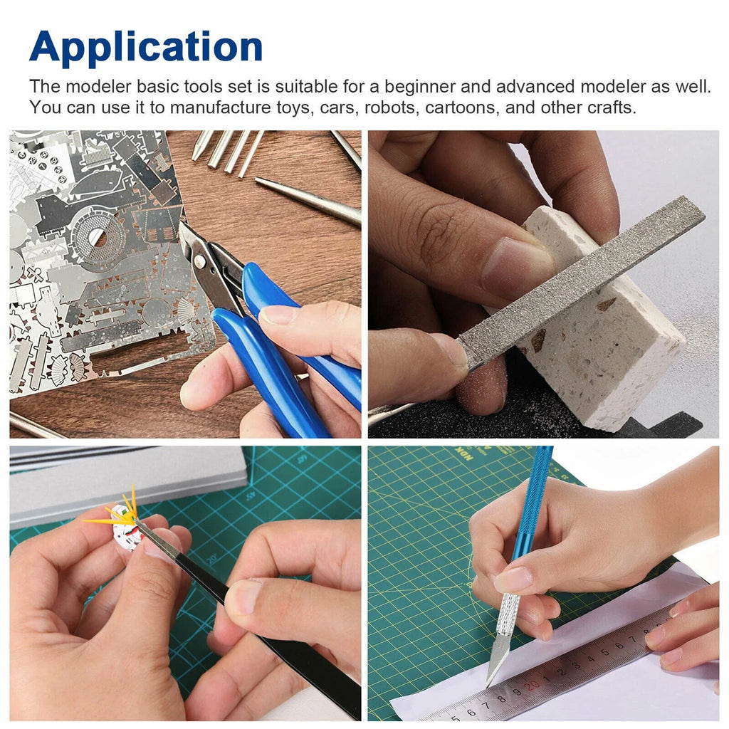 24 Pcs Plastic Model Building Tools Kit U2401