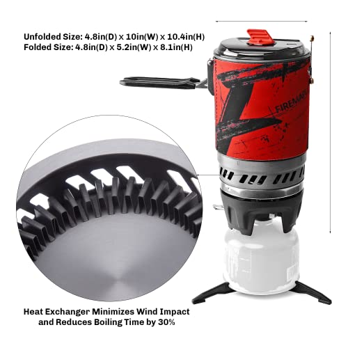 Portable Camping Backpacking Stove with Micro Regulated Valve R881