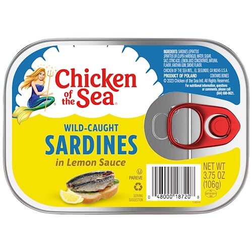 Sardines in Mustard Sauce, Wild Caught, 3.75-Ounce Can P5085
