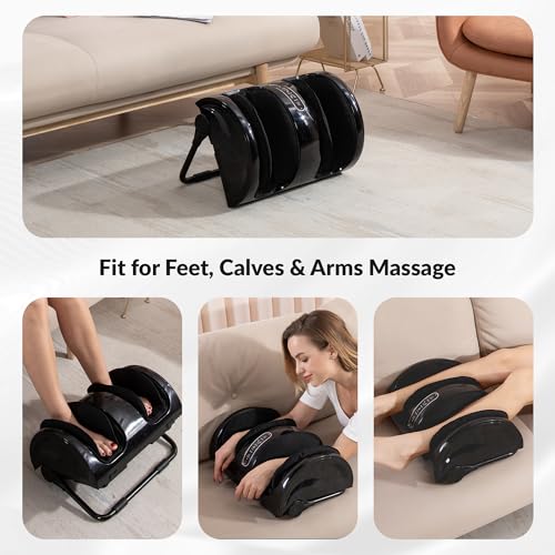 Foot Massager with Heat, Shiatsu Feet and Calf Massager Machine D874953