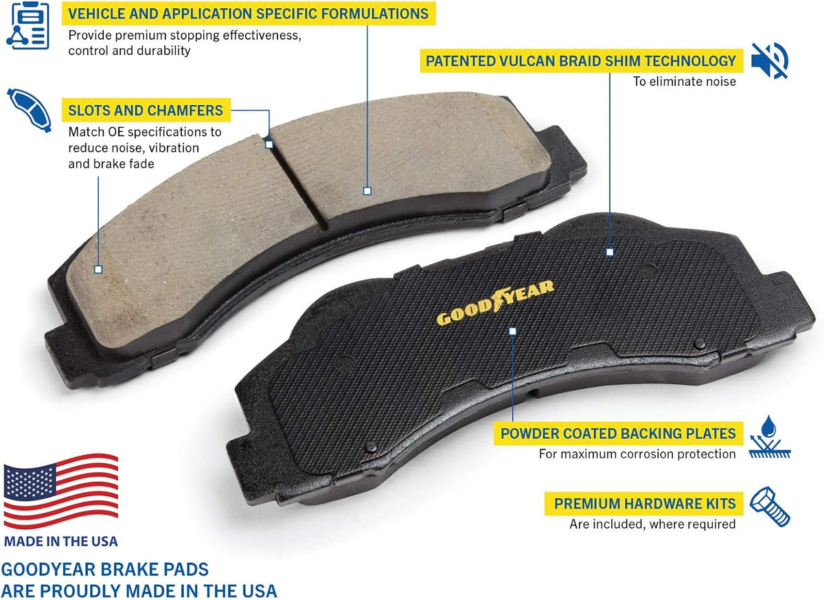 Front Brake Calipers Rotors Ceramic Pads X806