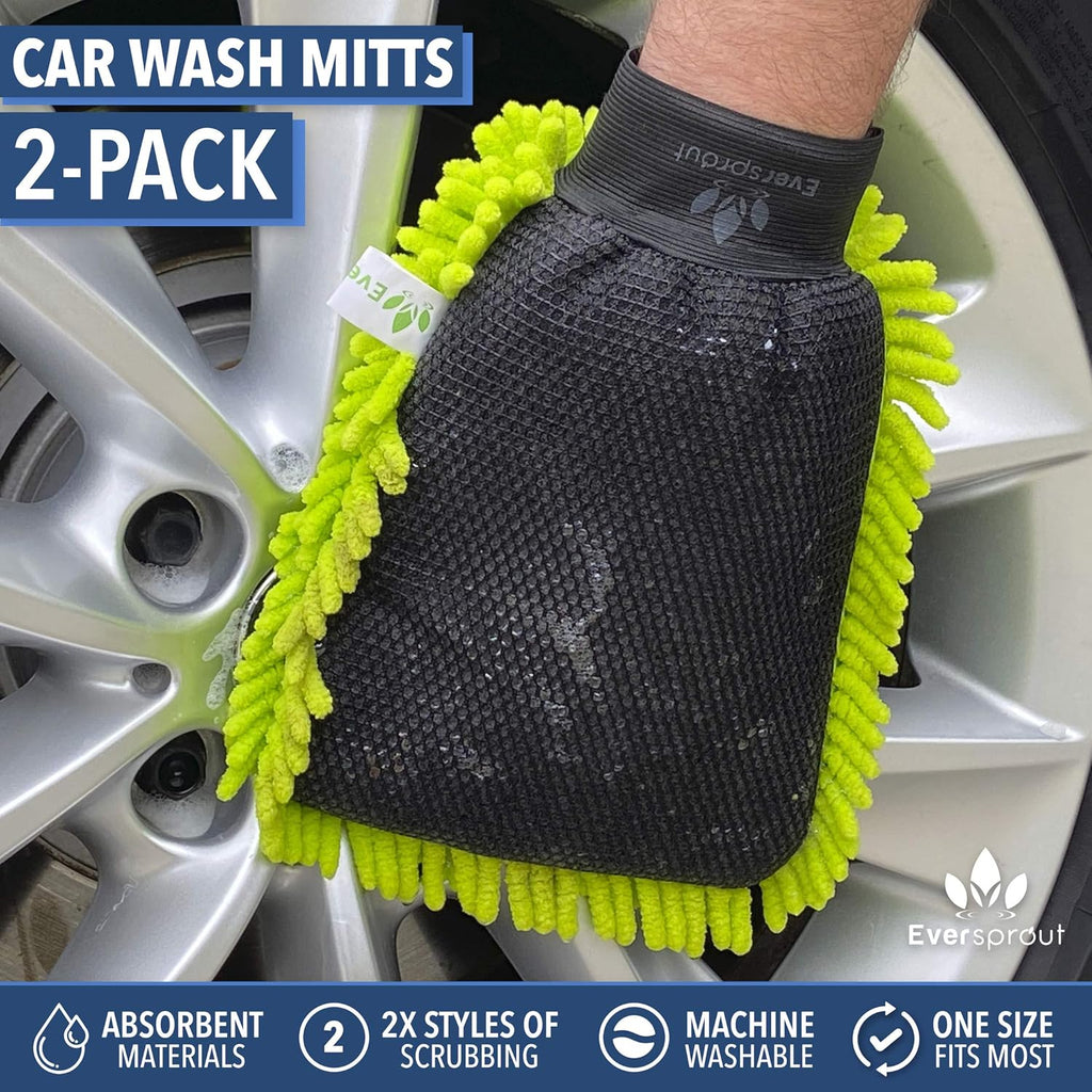 5-to-13 Foot Car Wash Kit with Extension Pole and Scrub Brush U433144