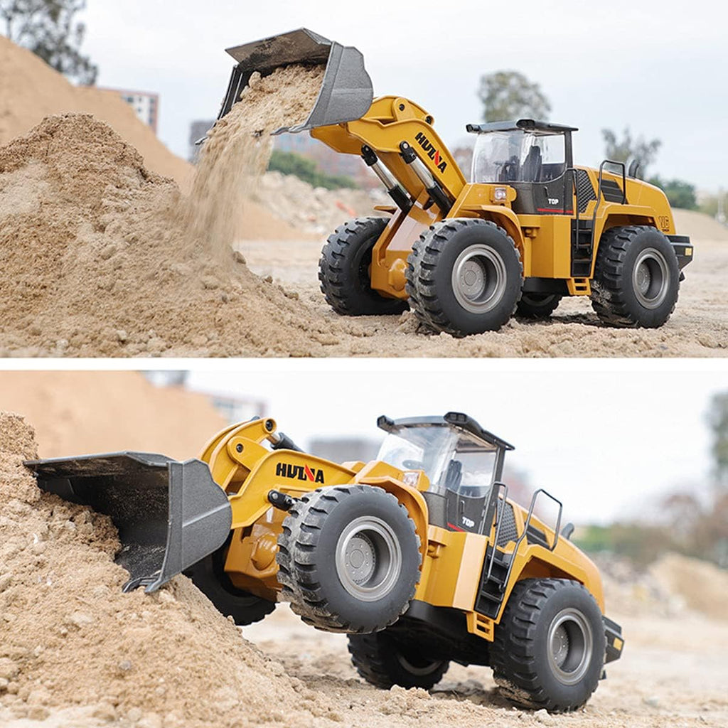 Remote Control 1/14 Scale Full Metal RC Construction Vehicle Toy with Light & Sound S6631