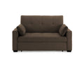 Cappuccino Full Size Sleeper Loveseat H815