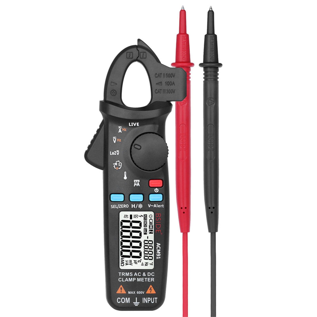 Mini Digital Clamp Meter DCAC Current 100A E83467