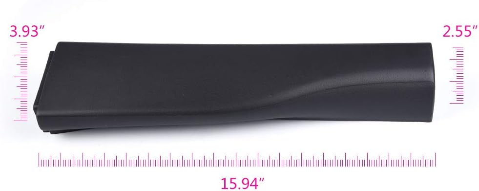 Black Tailgate Protector Molding Trim Caps O194147
