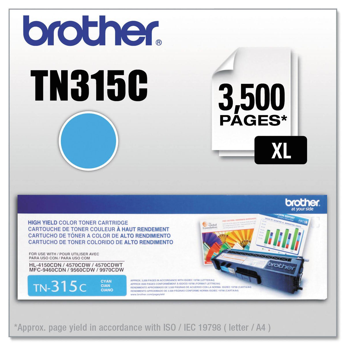 Cyan High-Yield Toner Cartridge Q336