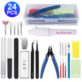 24 Pcs Plastic Model Building Tools Kit U2401