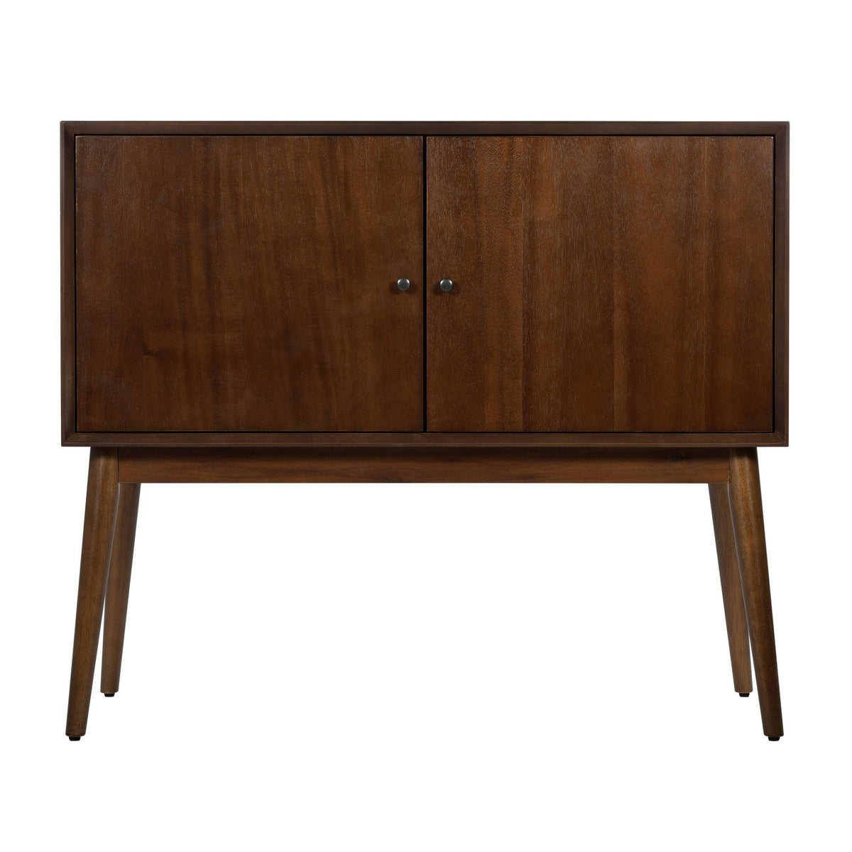 2 Door Storage Cabinet, Classic Walnut, Brown E8863