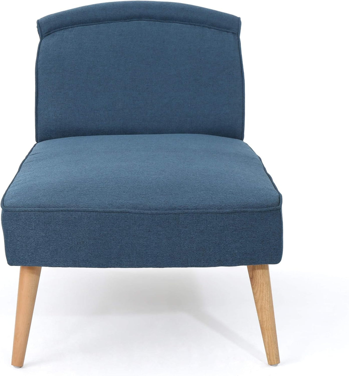 Navy Blue Fabric Chaise Lounge Y145