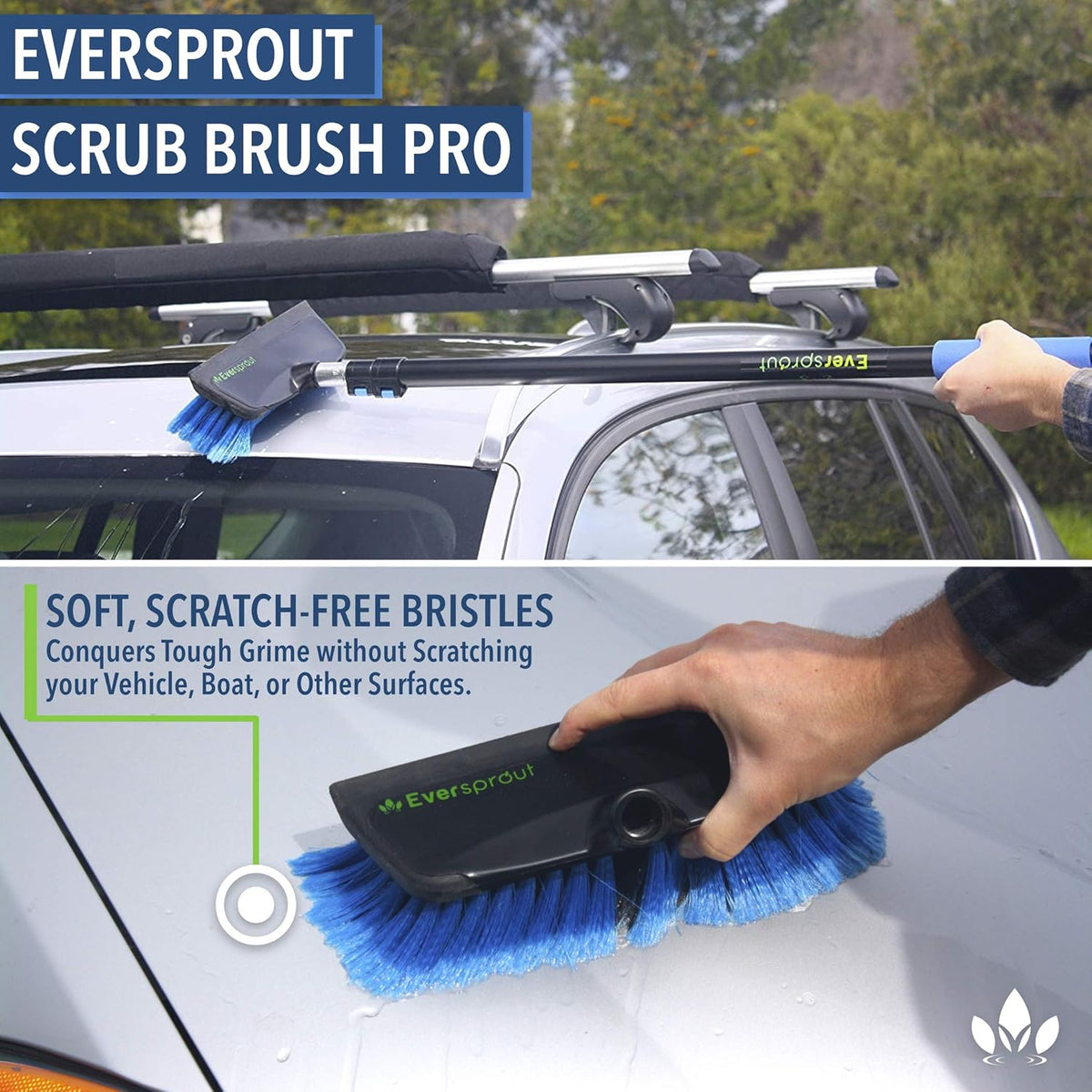 5-to-13 Foot Car Wash Kit with Extension Pole and Scrub Brush U433144