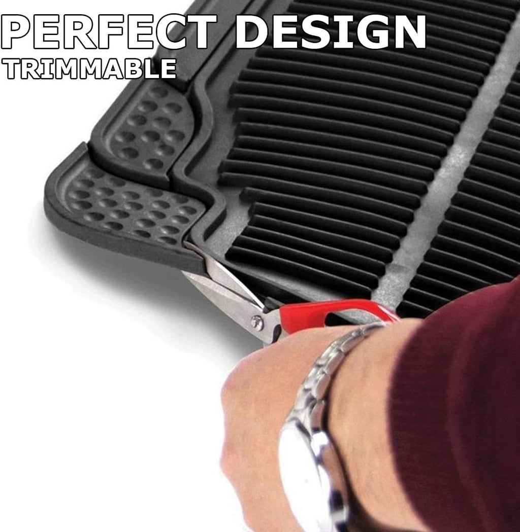 Black Rubber Car Floor Mat A53361