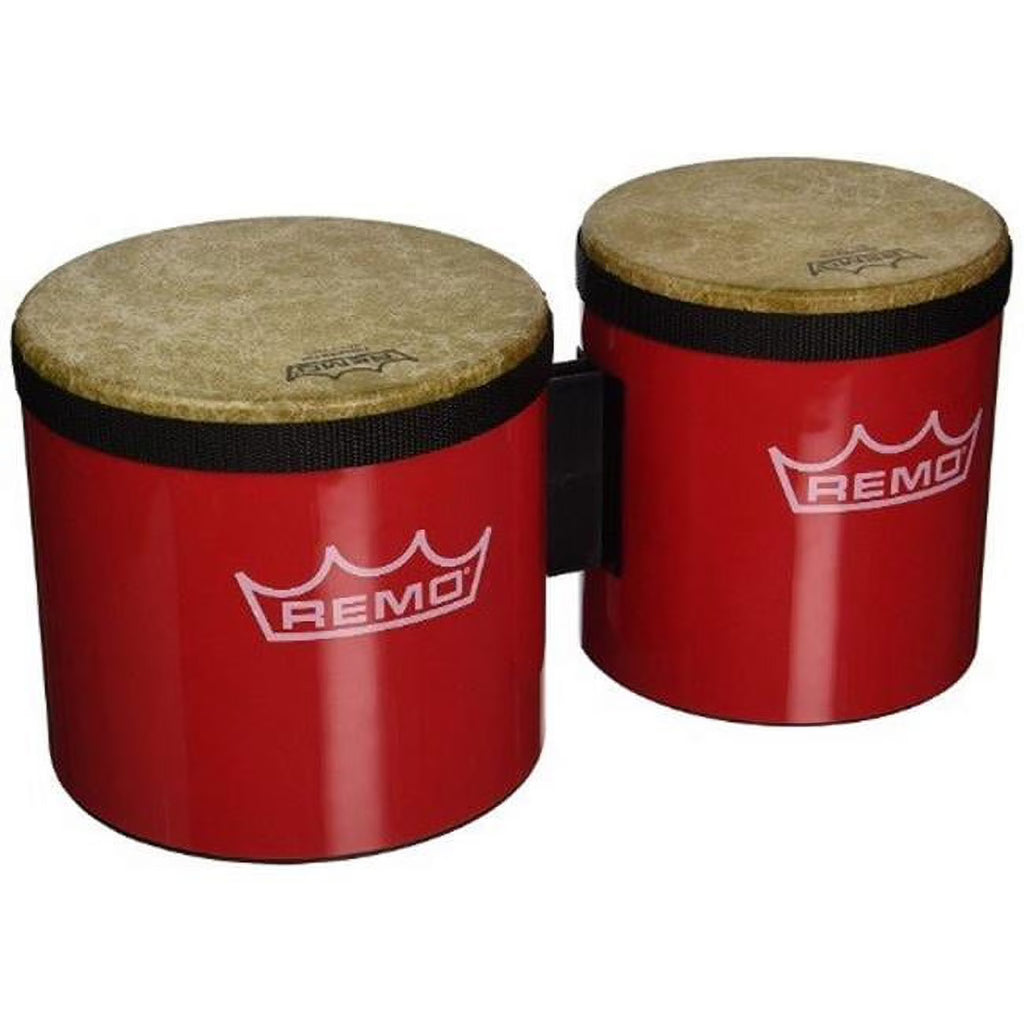 Red 6-7 in. Remo Festival Bongo Drum Z110228