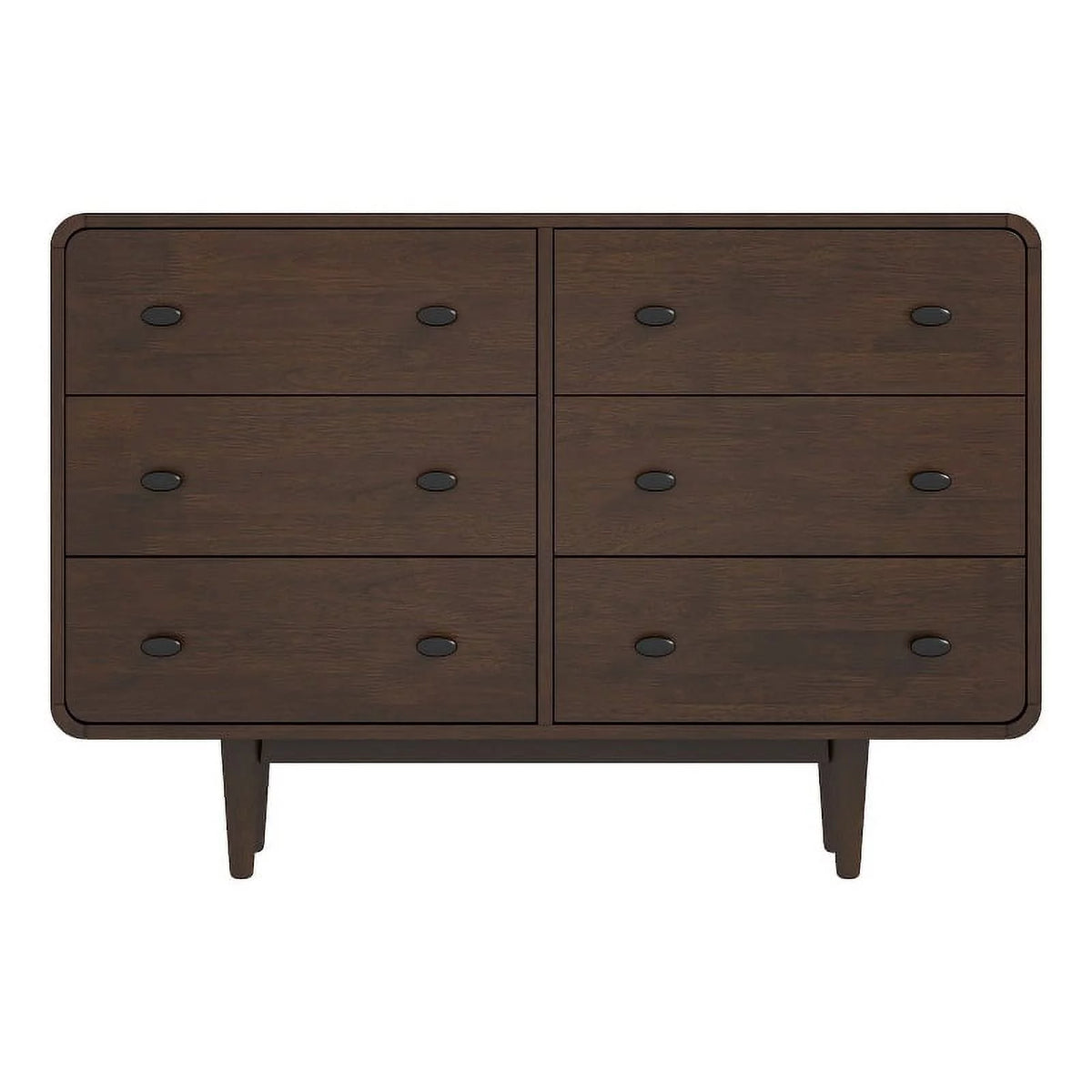 Brown 6 Drawer Solid Wood Dresser Y308768