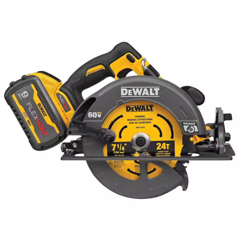 60V MAX Cordless Brushless 7-1/4 in. Circular Saw with Brake T5539