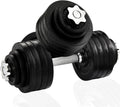 Adjustable 105 lbs Cast Iron Dumbbell Set K9093
