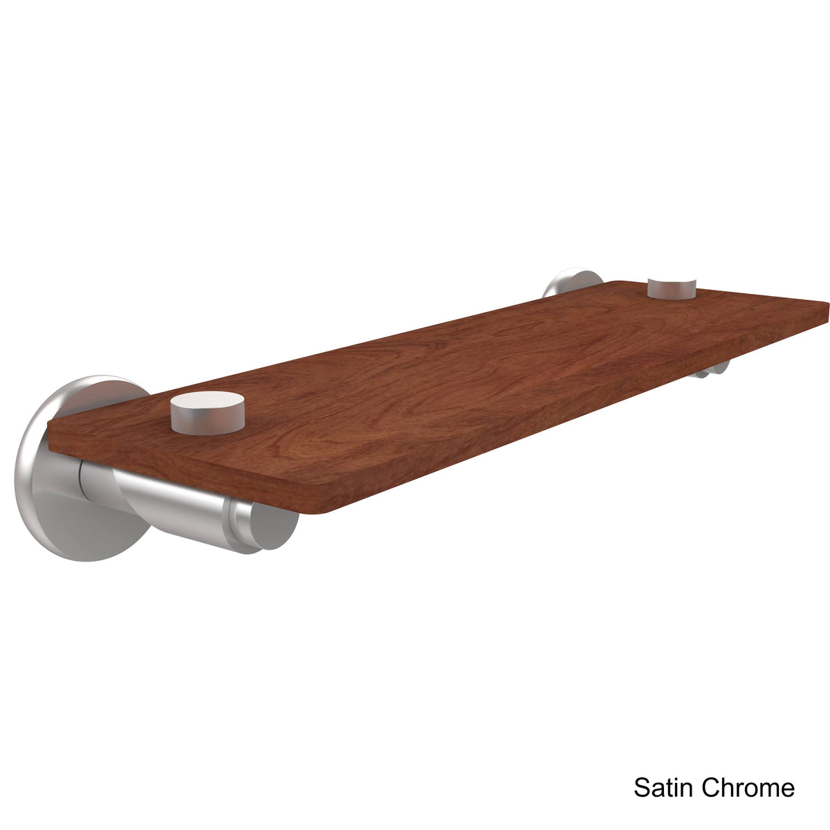 Polished Nickel Solid Ironwood Shelf E993626
