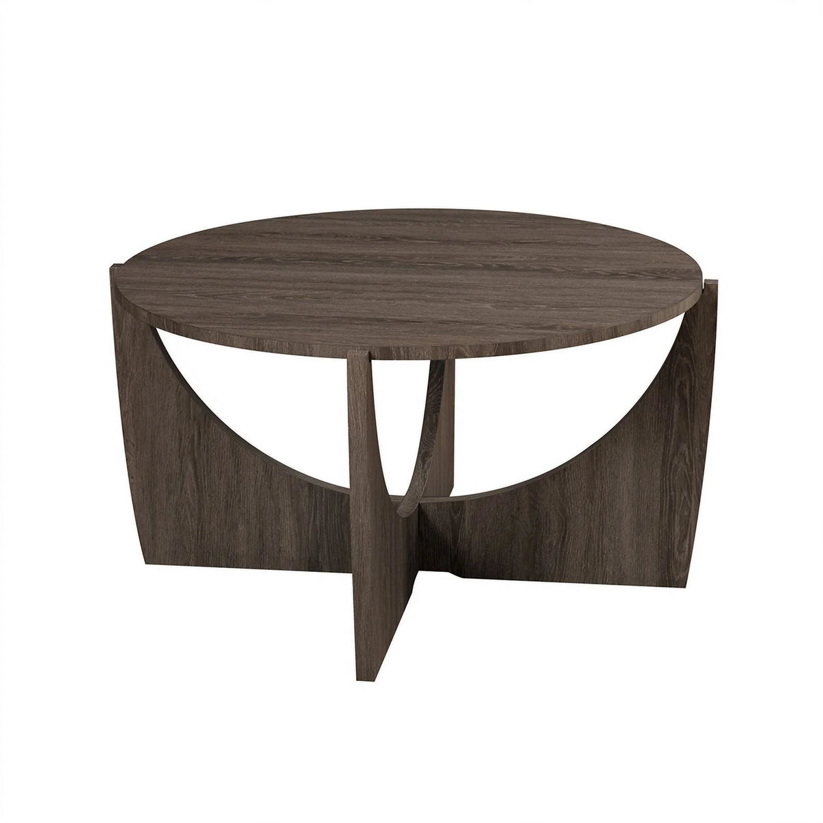 35" Round Wood Coffee Table A78858
