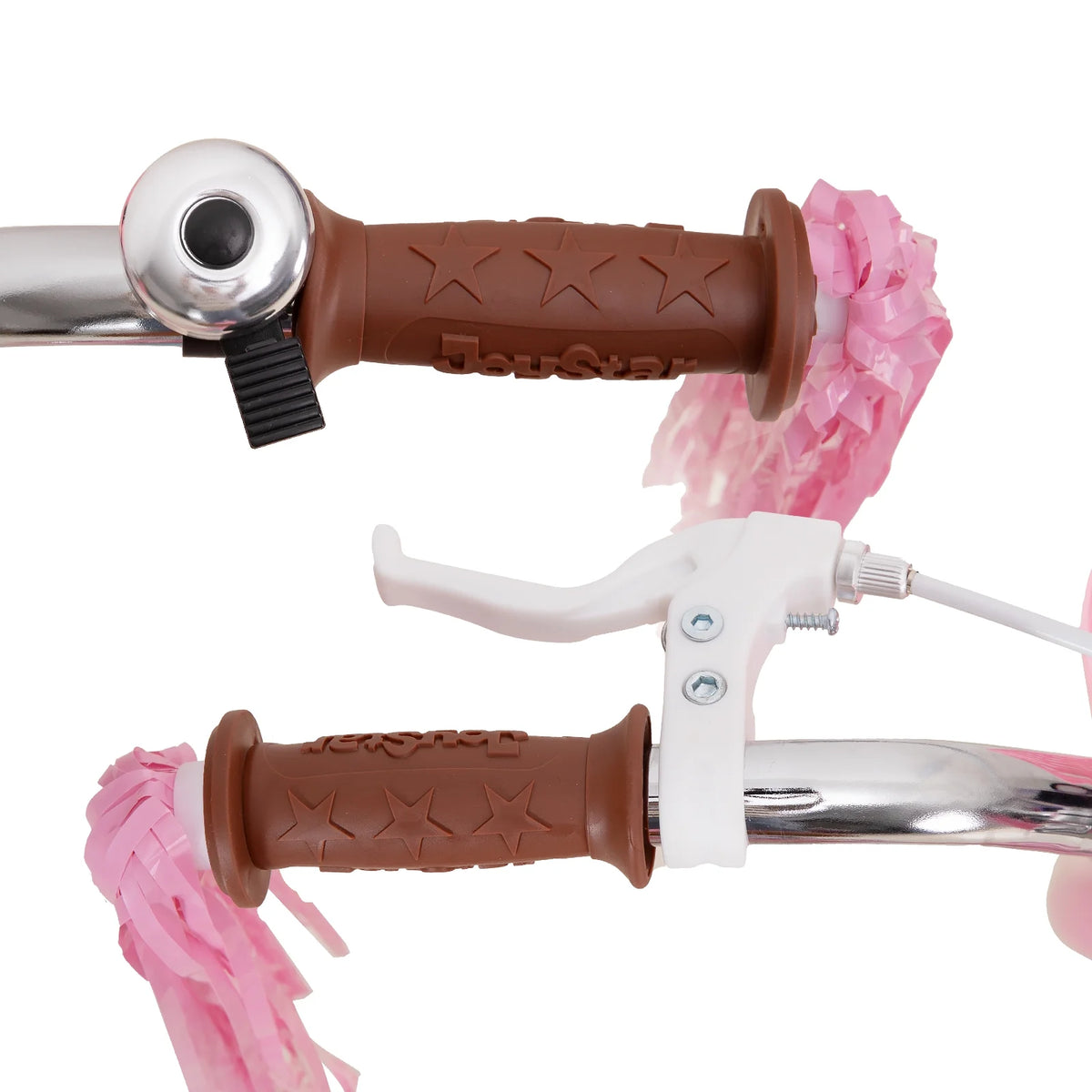 16 inch Kids Bike with Handbrake Training Wheels Basket Pink B2669