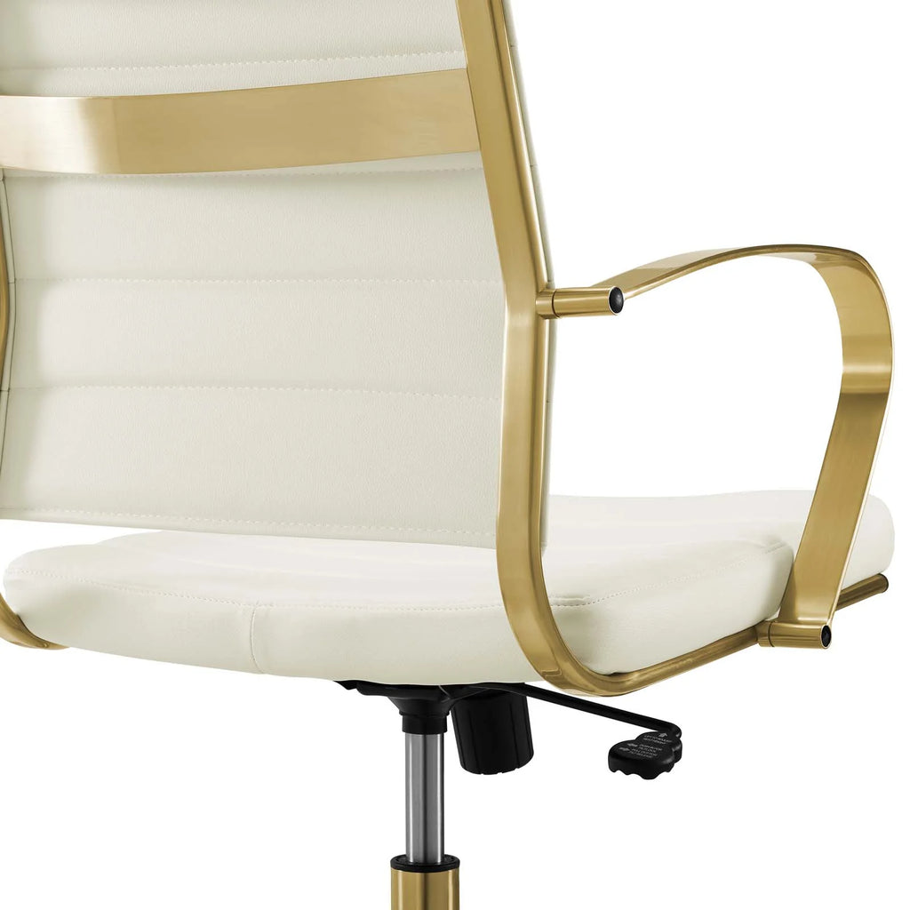 Gold Stainless Steel Office Chair N49615