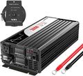 2000W Pure Sine Wave DC to AC Inverter Remote Switch DC 24V to AC 120V 60HZ Solar Converter Z668