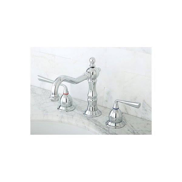 Chrome Widespread Lavatory Faucet with Brass Pop-Up K794