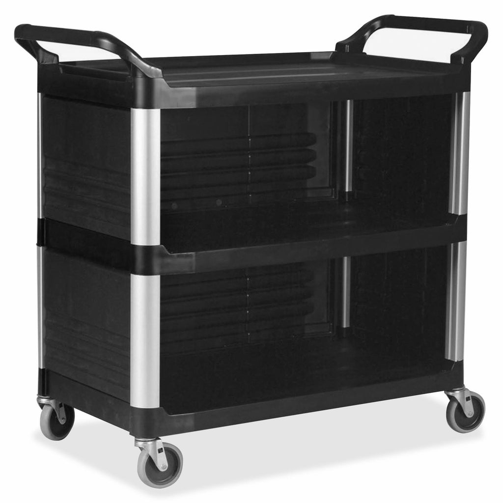 Black 3-Shelf Utility Cart H671