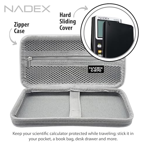 Black Graphing Scientific Calculator with Carrying Case M8135