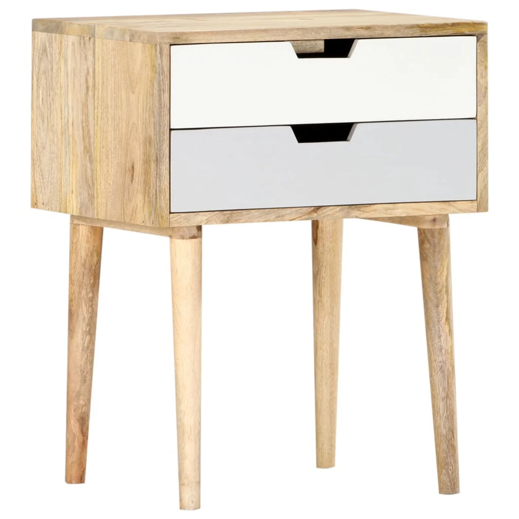 Solid Mango Wood Bedside Cabinet N900