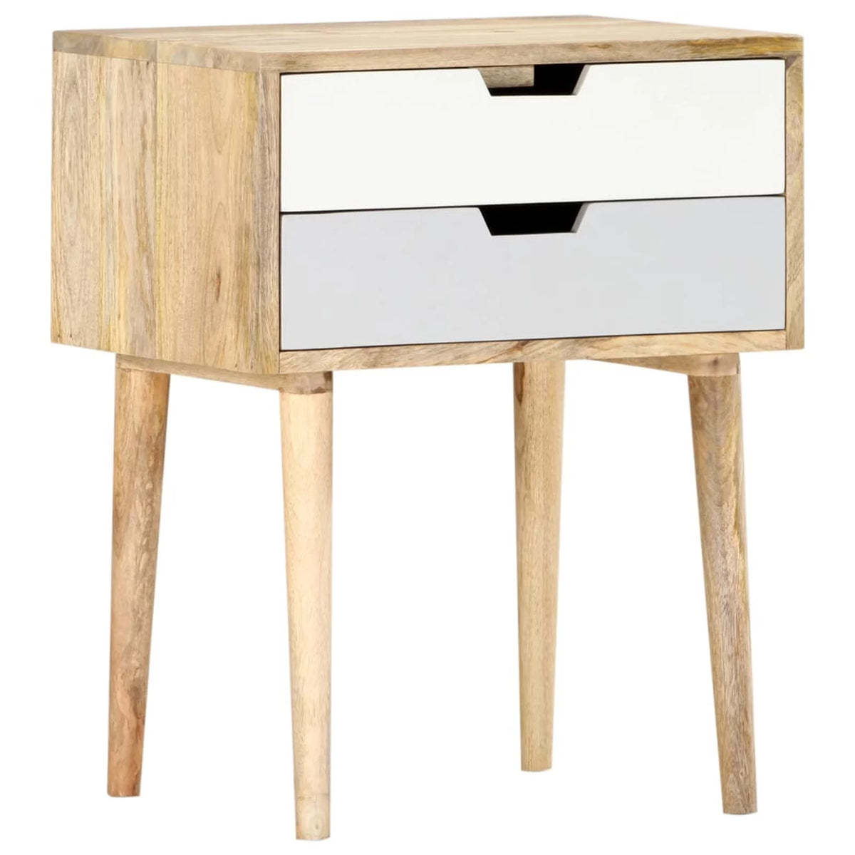 Solid Mango Wood Bedside Cabinet N900