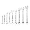Fully Polished SAE Combination Wrench Set, 9 Piece I652