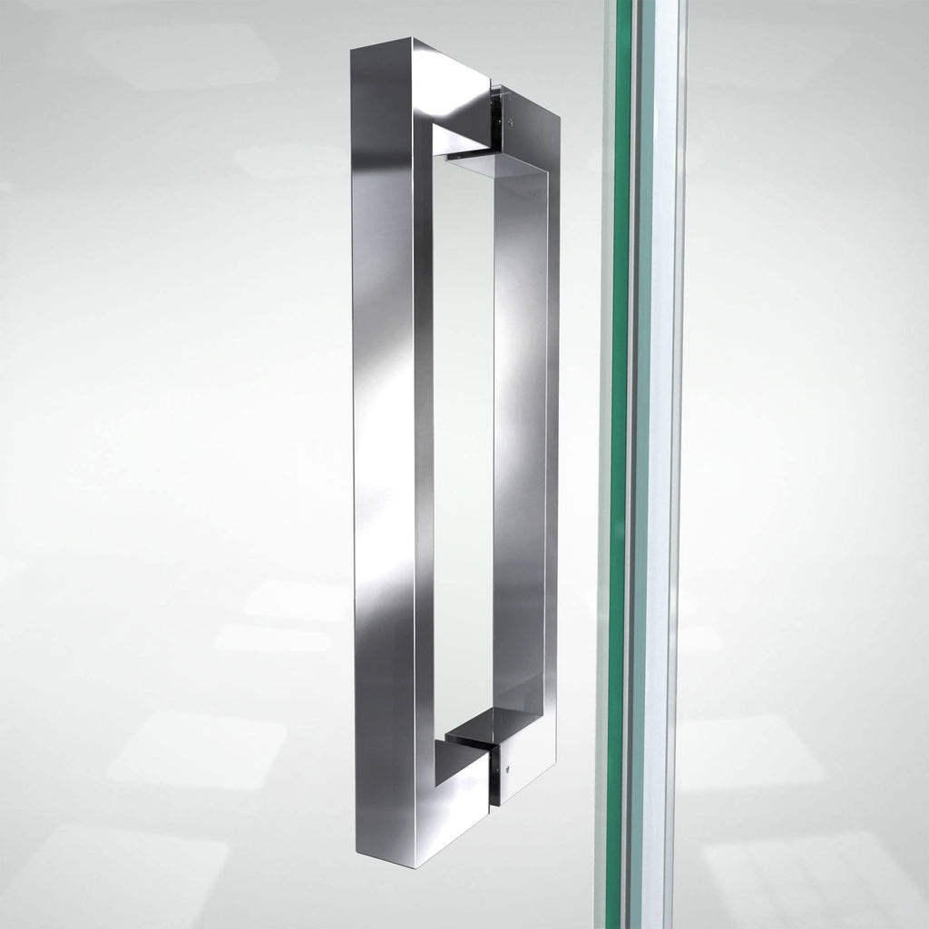 Frameless Pivot Shower Door in Chrome W394
