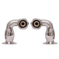 Polished Nickel S-Shaped Deck Mount Couplers L269450