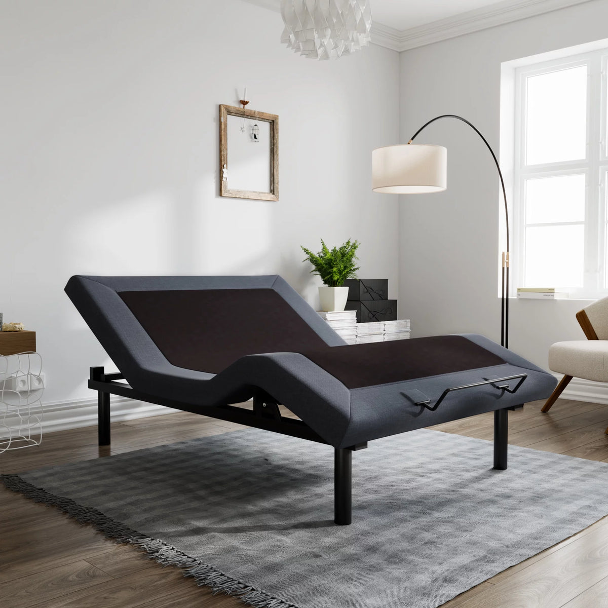 Queen Size Adjustable Bed with Wireless Remote F24357
