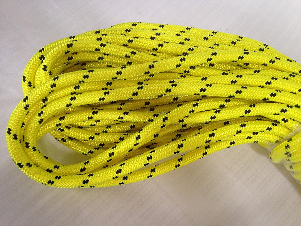 1/2 Inch by 100 Feet Yellow Arborist Rigging Rope V418279
