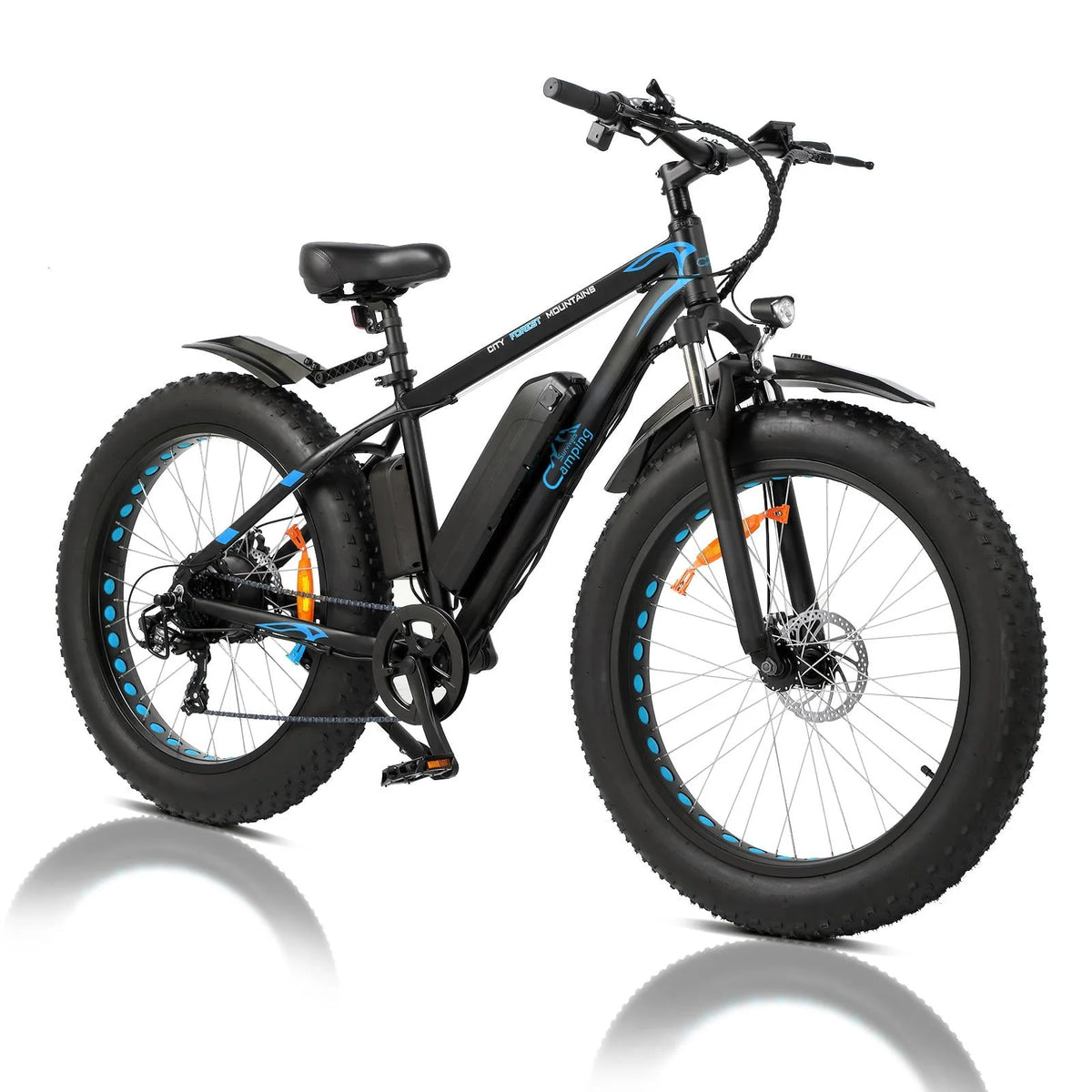 26 inch 7-Speed Electric Mountain Bicycle 500W 48V 10Ah B300615