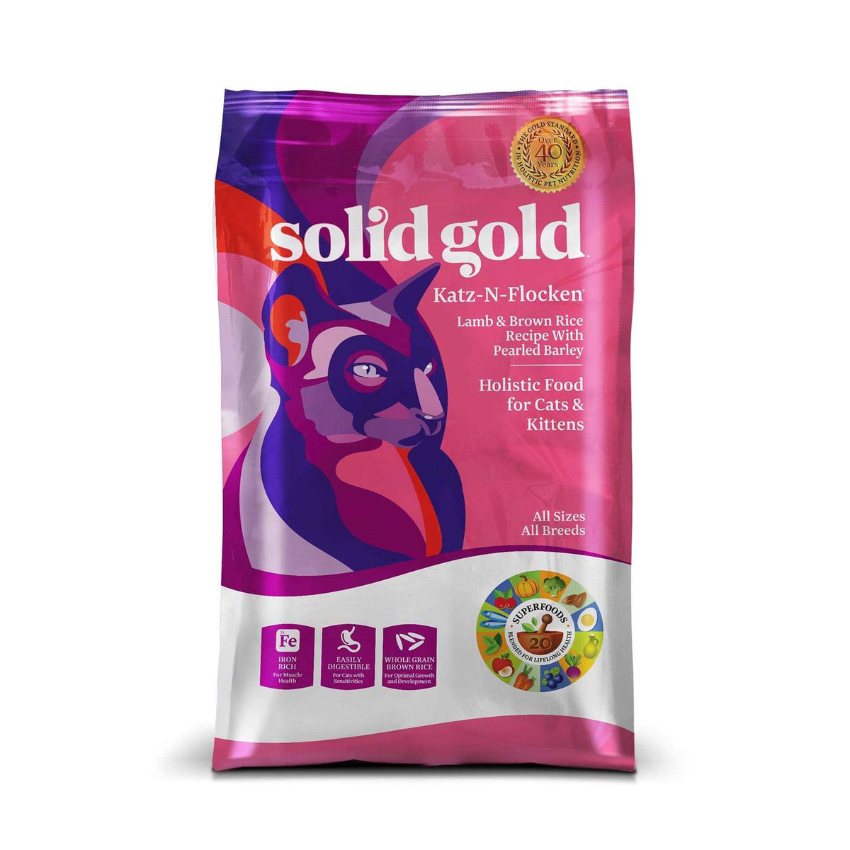 Lamb & Brown Rice Dry Cat Food I188415