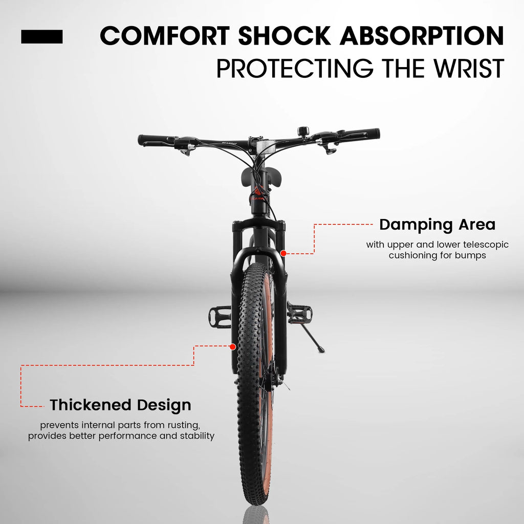 21-Speed Carbon Steel Mountain Bike 24 Inch Wheels D985108