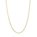 14k Solid Yellow Gold Cuban Curb Chain Necklace W3727