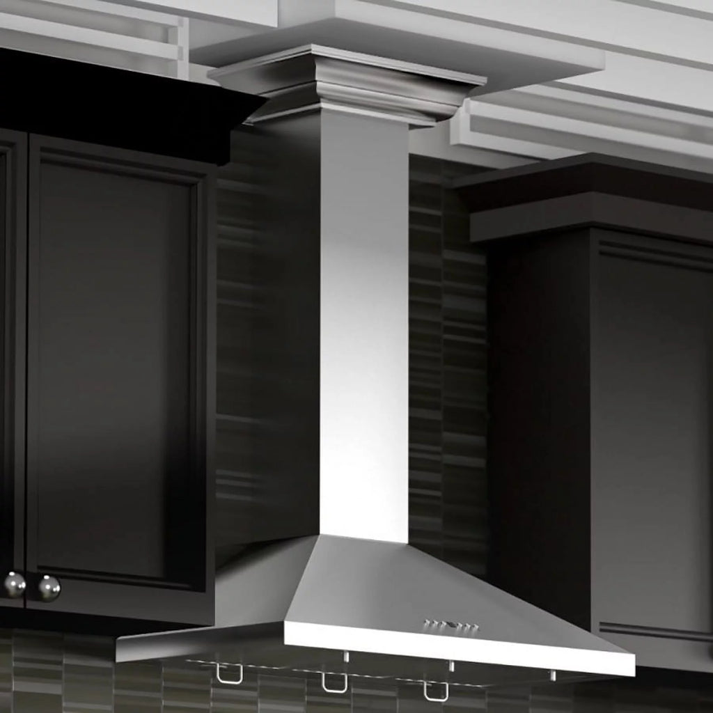 42 in. 760 CFM Wall Mount Range Hood in Stainless Steel B9169