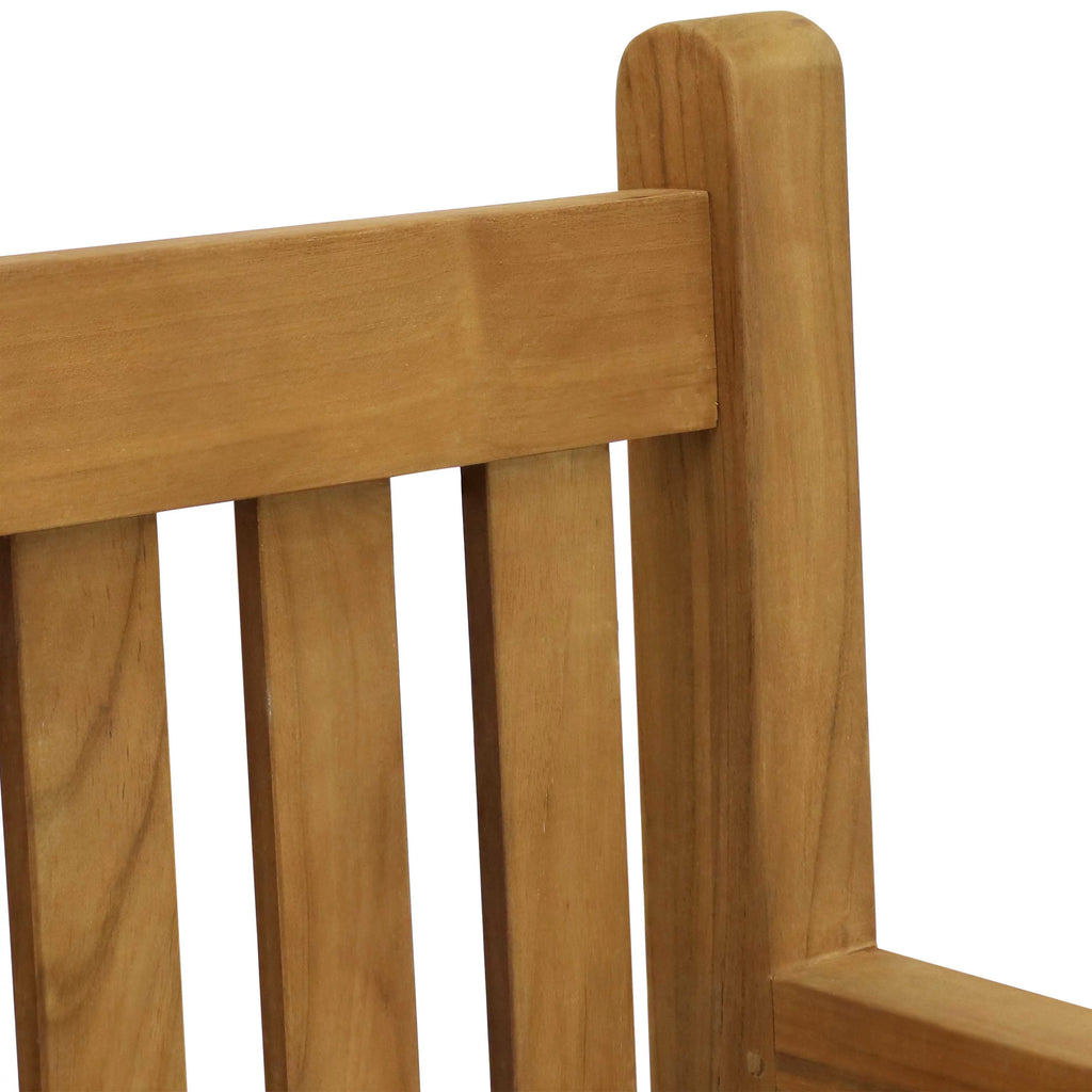 Teak Wood Patio Garden Bench E75801
