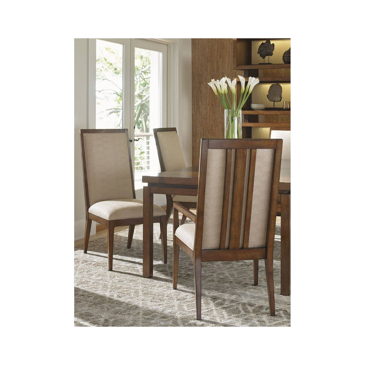 Gold Slat Back Side Chair K499408