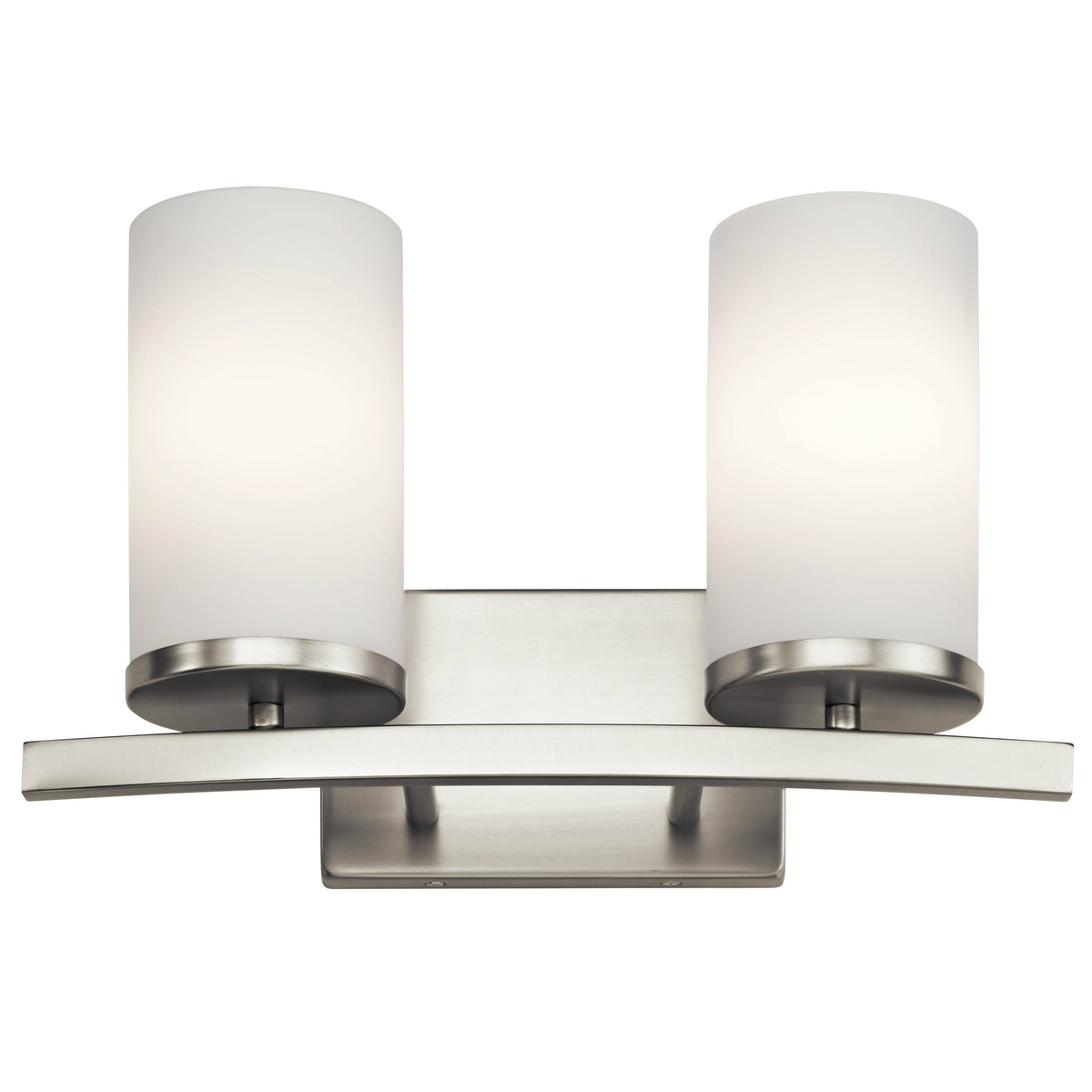 Brushed Nickel 2 Light Bath Light Z870
