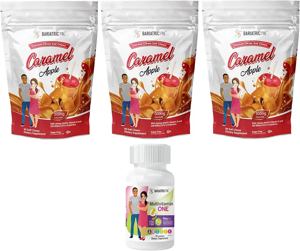 90-Day Bariatric Vitamin Bundle Multivitamin Capsule and Calcium Citrate Soft Chews T498047