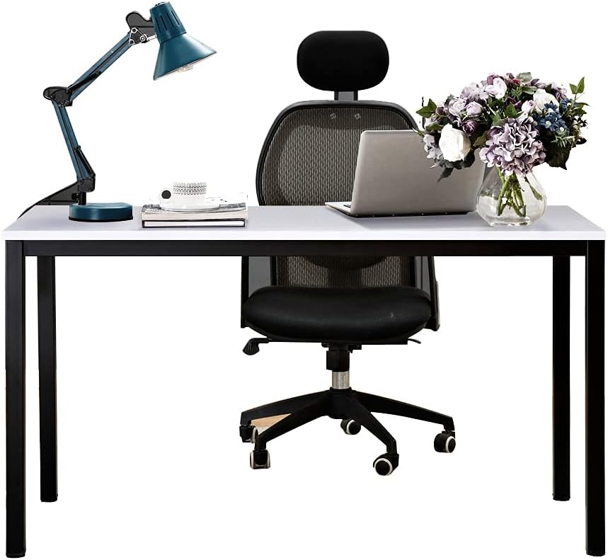 Black Brown 47 inches Computer Desk T662839