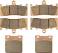 Front & Rear Brake Pads Set, Sintered copper-based, Pack of 2 L555