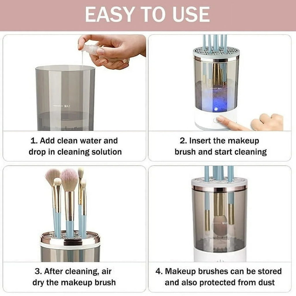 Portable Electric USB Makeup Brush Cleaner Machine V8734