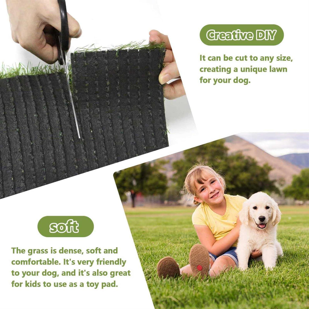 39.4 x 31.5 Inches Washable Artificial Grass Rug N816
