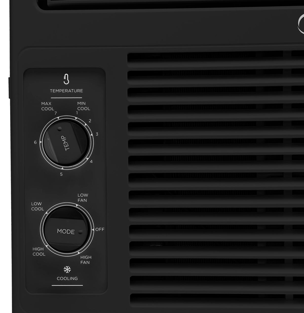 5,000 BTU 115V Mechanical Window Air Conditioner, Black X804